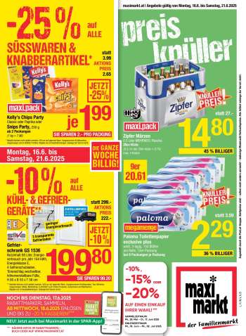 Angebote Maximarkt - 16.6.2025 - 21.6.2025.