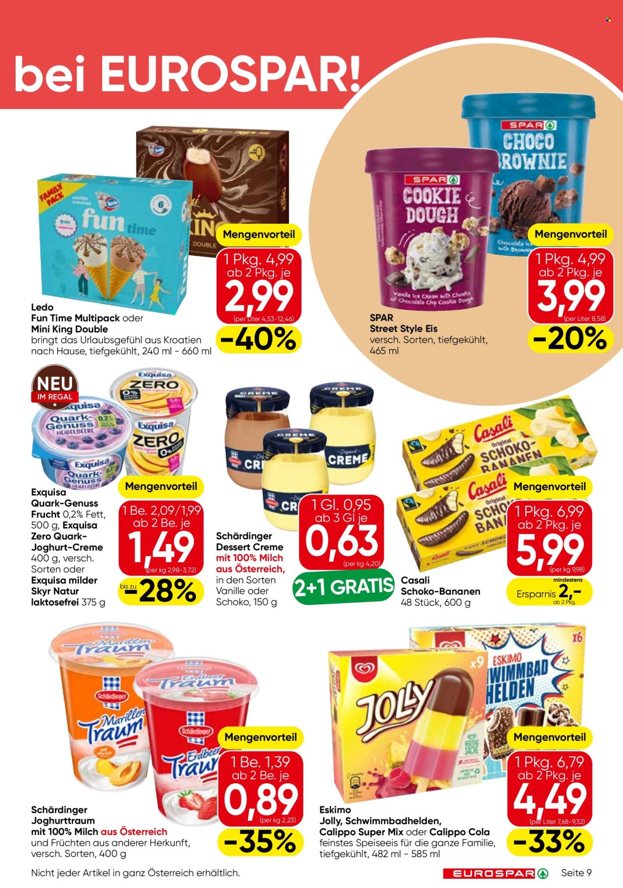 Angebote EUROSPAR - 18.6.2025 - 25.6.2025. Seite 9