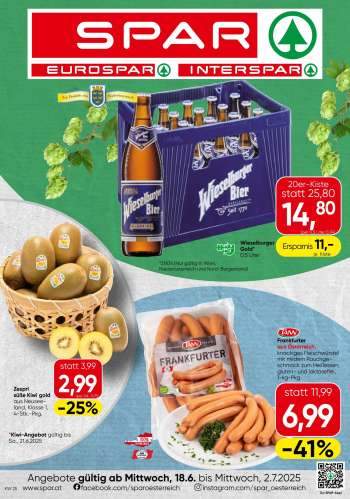 Angebote SPAR - 18.6.2025 - 25.6.2025.
