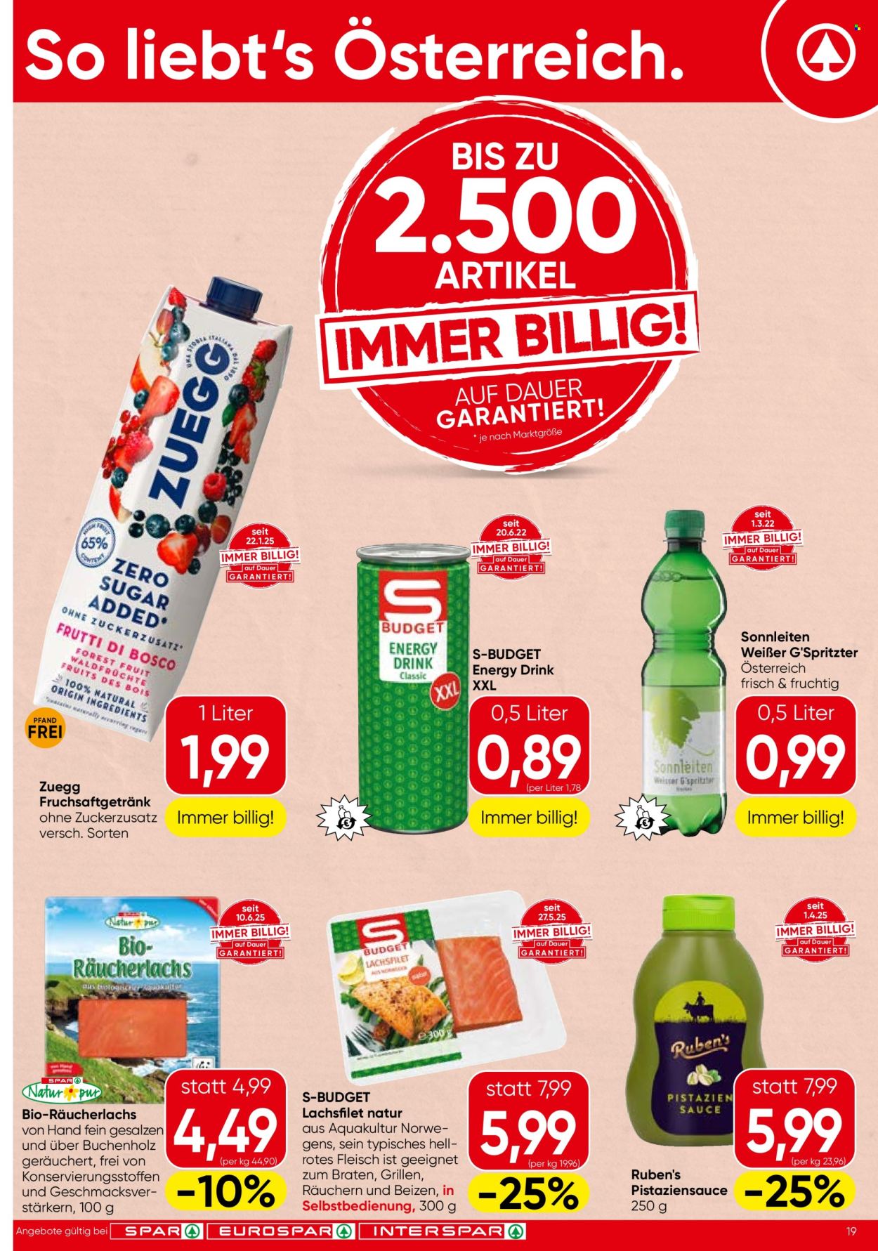 Angebote SPAR - 18.6.2025 - 2.7.2025. Seite 19