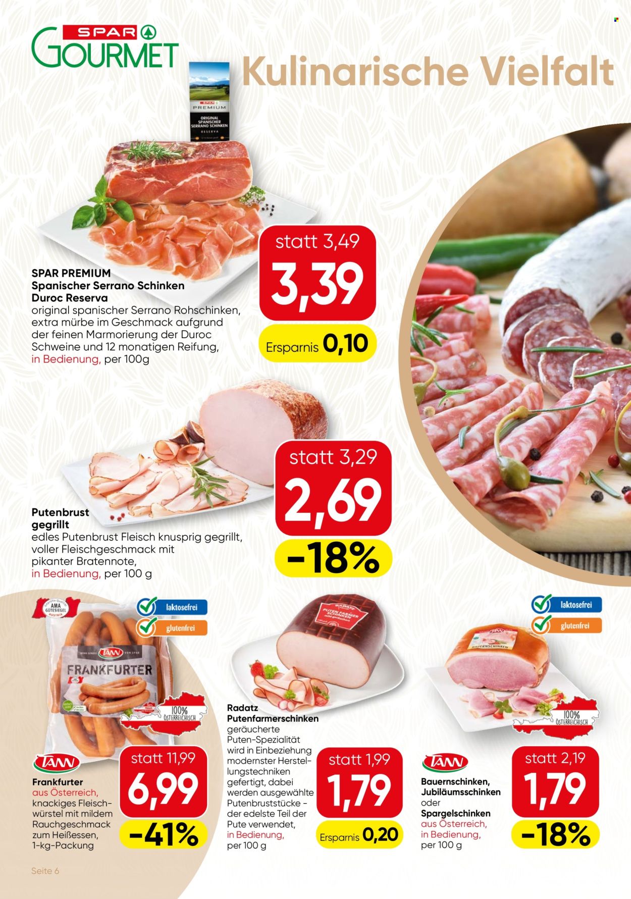 Angebote SPAR - 18.6.2025 - 2.7.2025. Seite 6