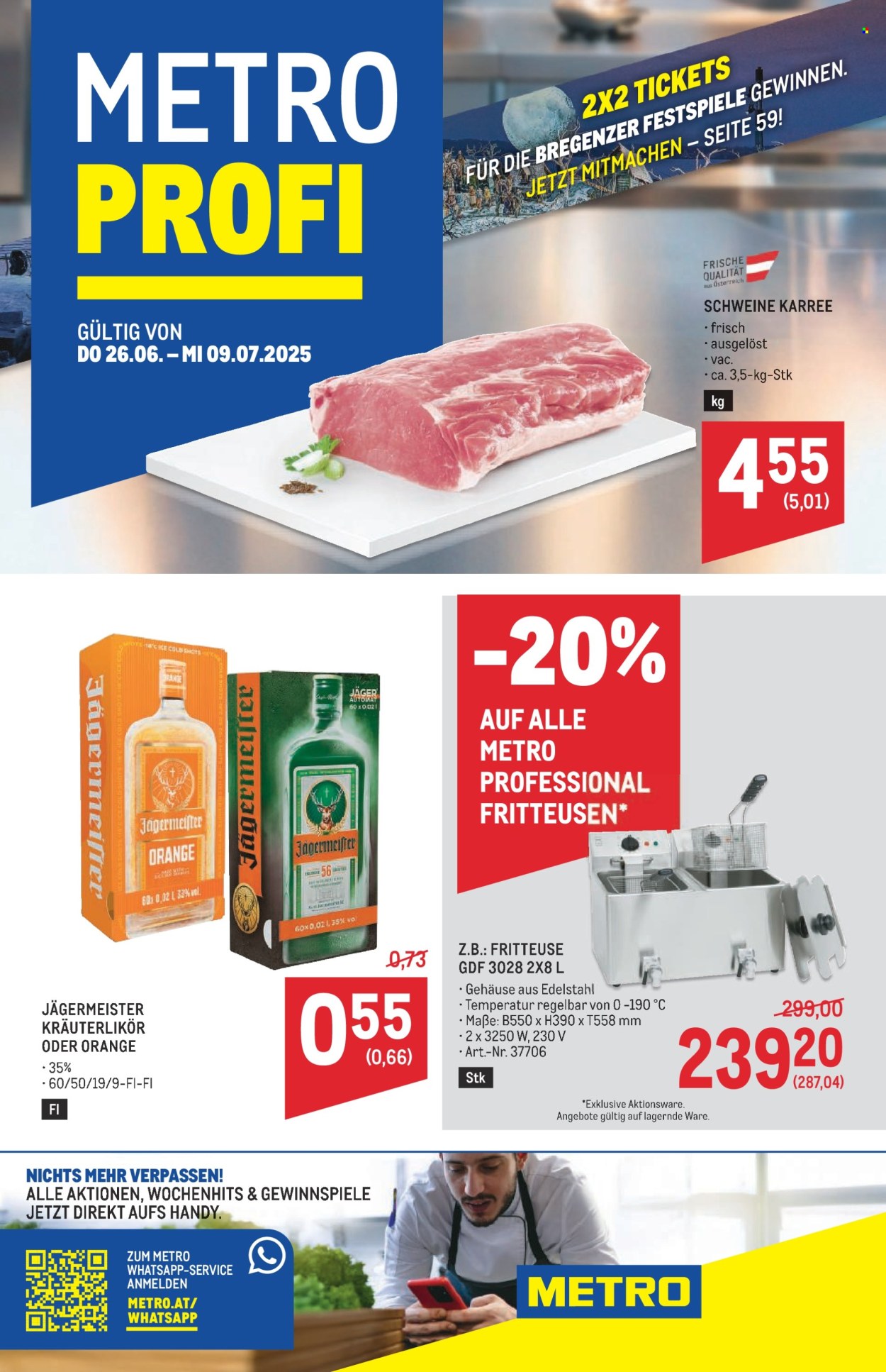 Angebote Metro - 26.6.2025 - 9.7.2025. Seite 1