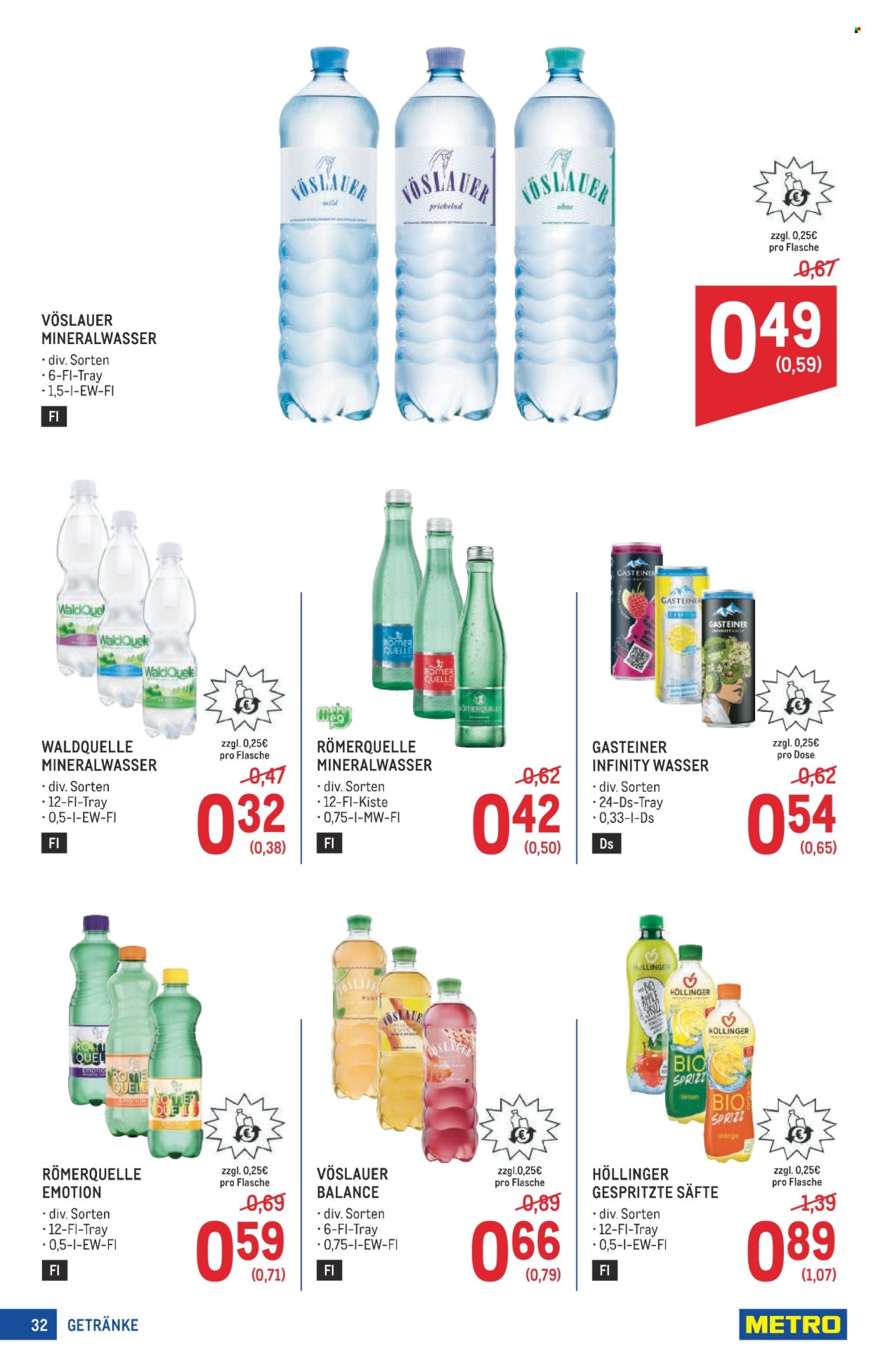 Angebote Metro - 26.6.2025 - 9.7.2025. Seite 32