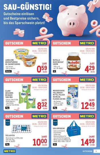 Angebote Metro - 26.6.2025 - 9.7.2025.