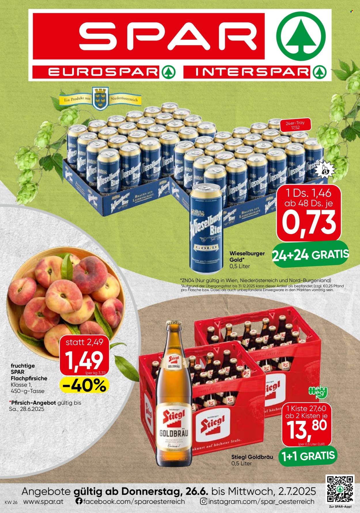 Angebote SPAR - 25.6.2025 - 2.7.2025. Seite 1