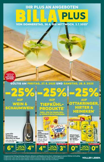 Angebote Billa Plus - 26.6.2025 - 2.7.2025.
