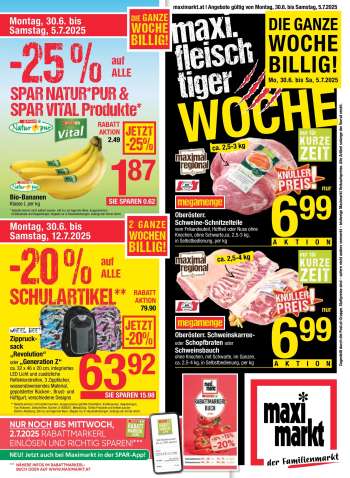 Angebote Maximarkt - 30.6.2025 - 5.7.2025.