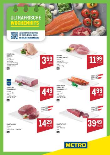 Angebote Metro - 29.6.2025 - 5.7.2025.