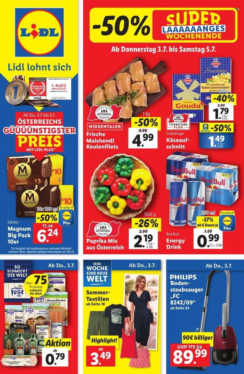 Angebote Lidl - 3.7.2025 - 9.7.2025. Seite 1
