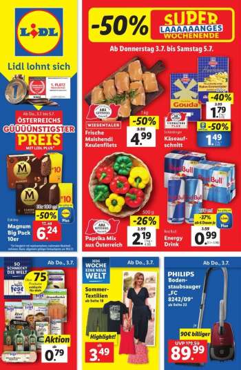 Angebote Lidl - 3.7.2025 - 9.7.2025.