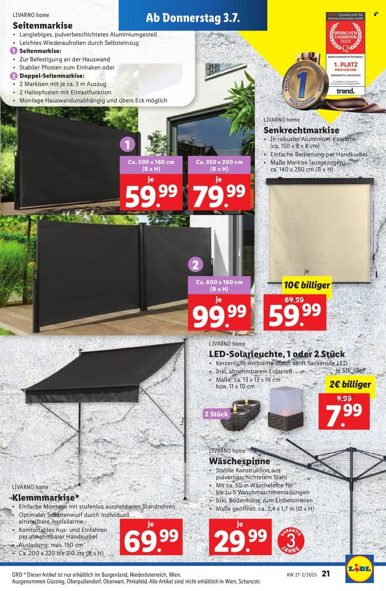 Angebote Lidl - 3.7.2025 - 9.7.2025. Seite 25