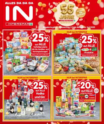 Angebote INTERSPAR - 3.7.2025 - 16.7.2025.