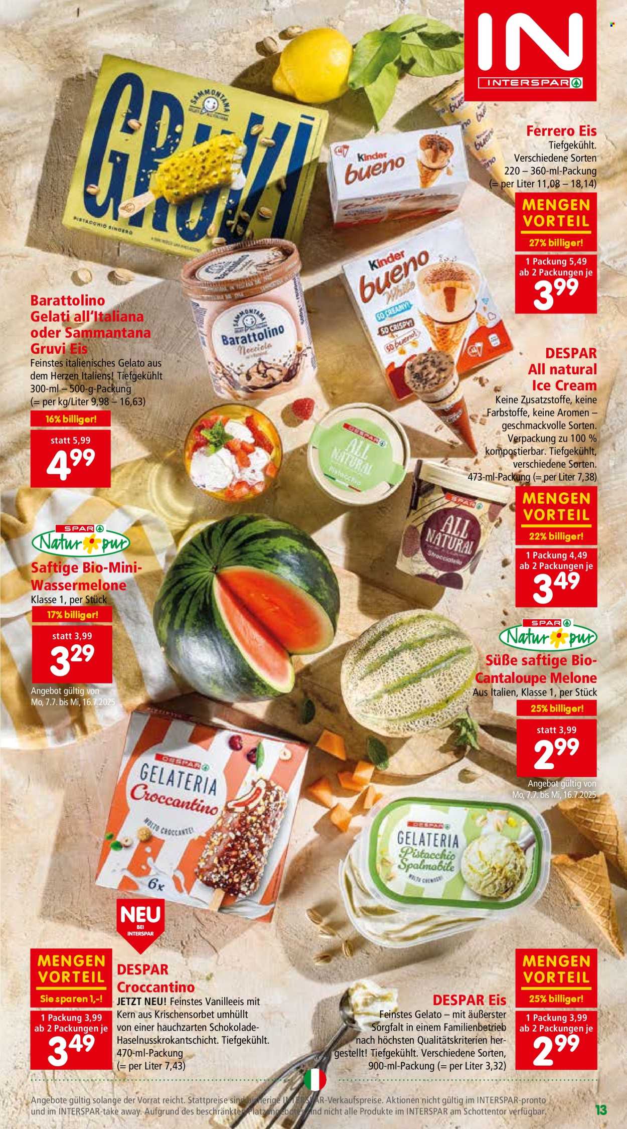 Angebote INTERSPAR - 3.7.2025 - 16.7.2025. Seite 13