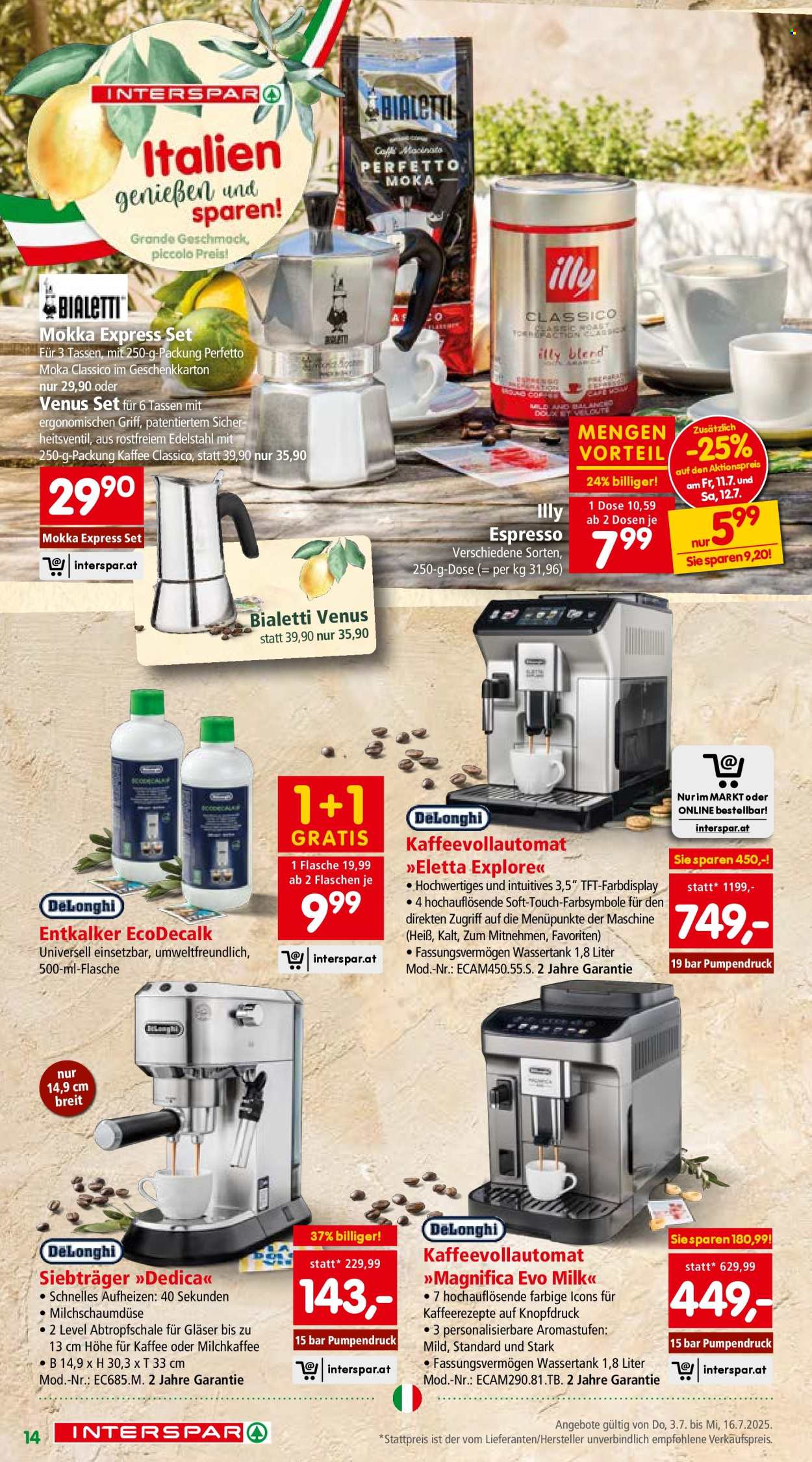 Angebote INTERSPAR - 3.7.2025 - 16.7.2025. Seite 14