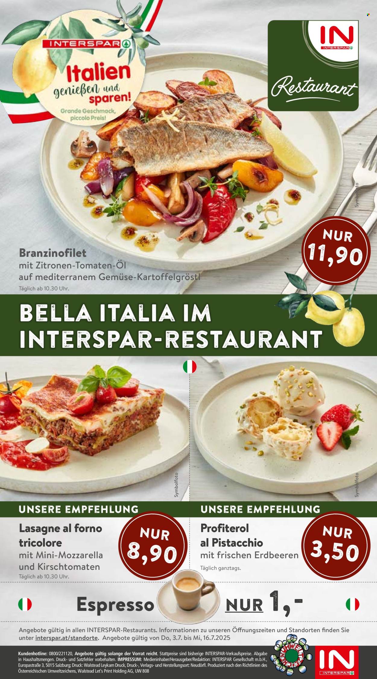 Angebote INTERSPAR - 3.7.2025 - 16.7.2025. Seite 16