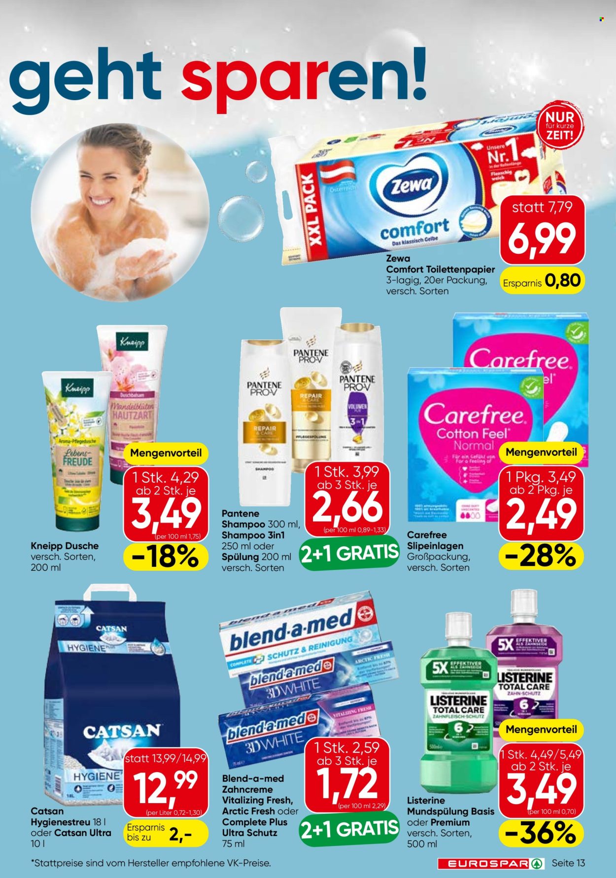 Angebote EUROSPAR - 3.7.2025 - 16.7.2025. Seite 13