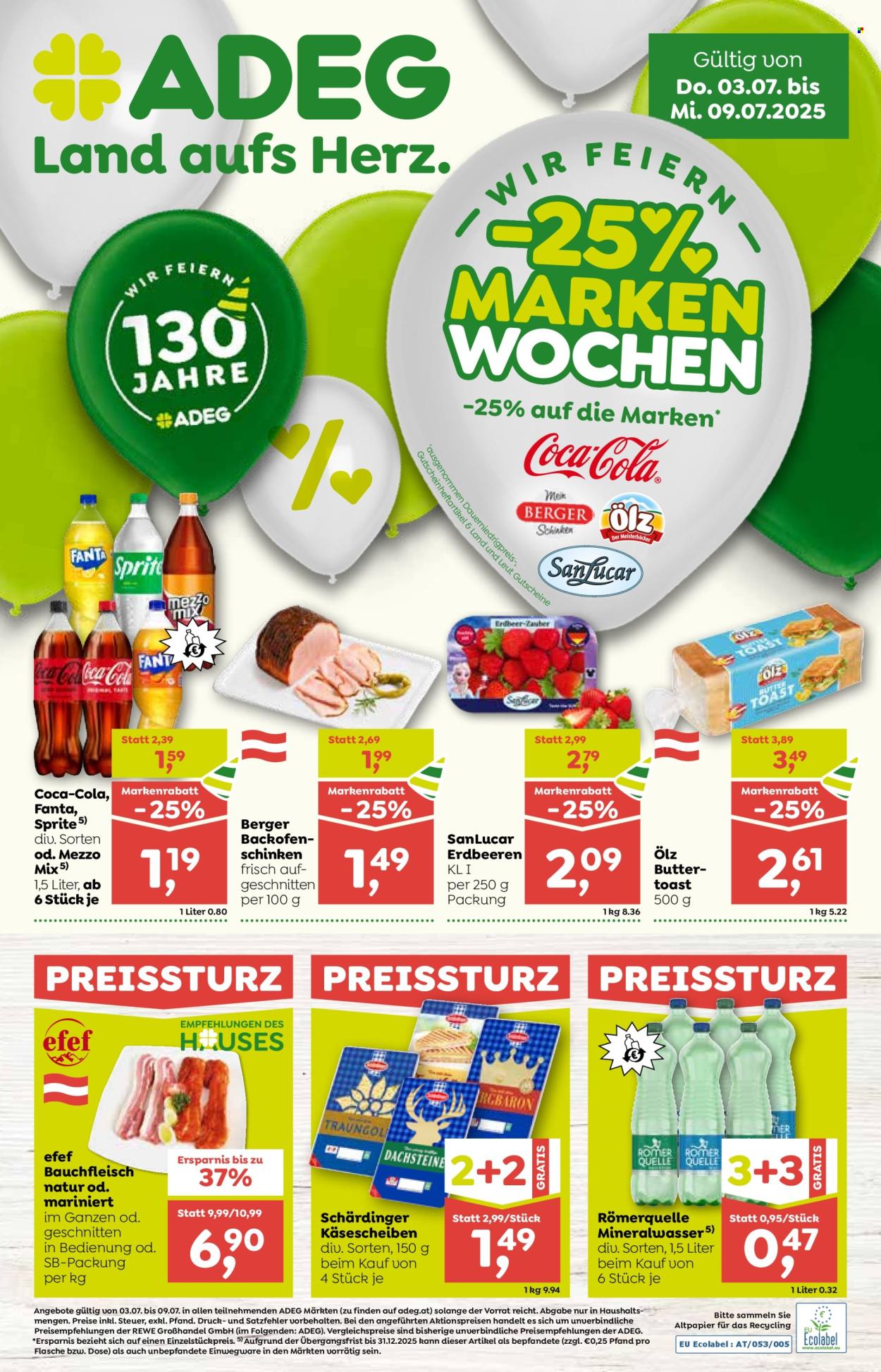 Angebote ADEG - 3.7.2025 - 9.7.2025. Seite 1