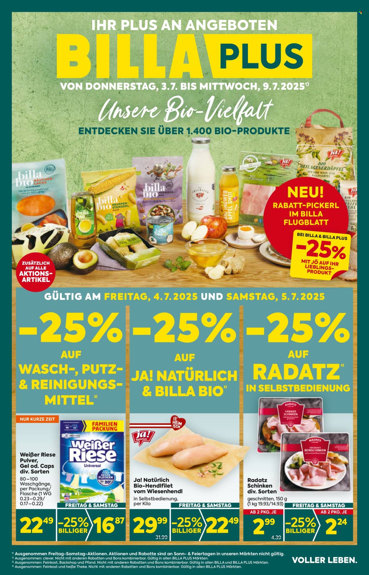 Angebote Billa Plus - 3.7.2025 - 9.7.2025. Seite 1