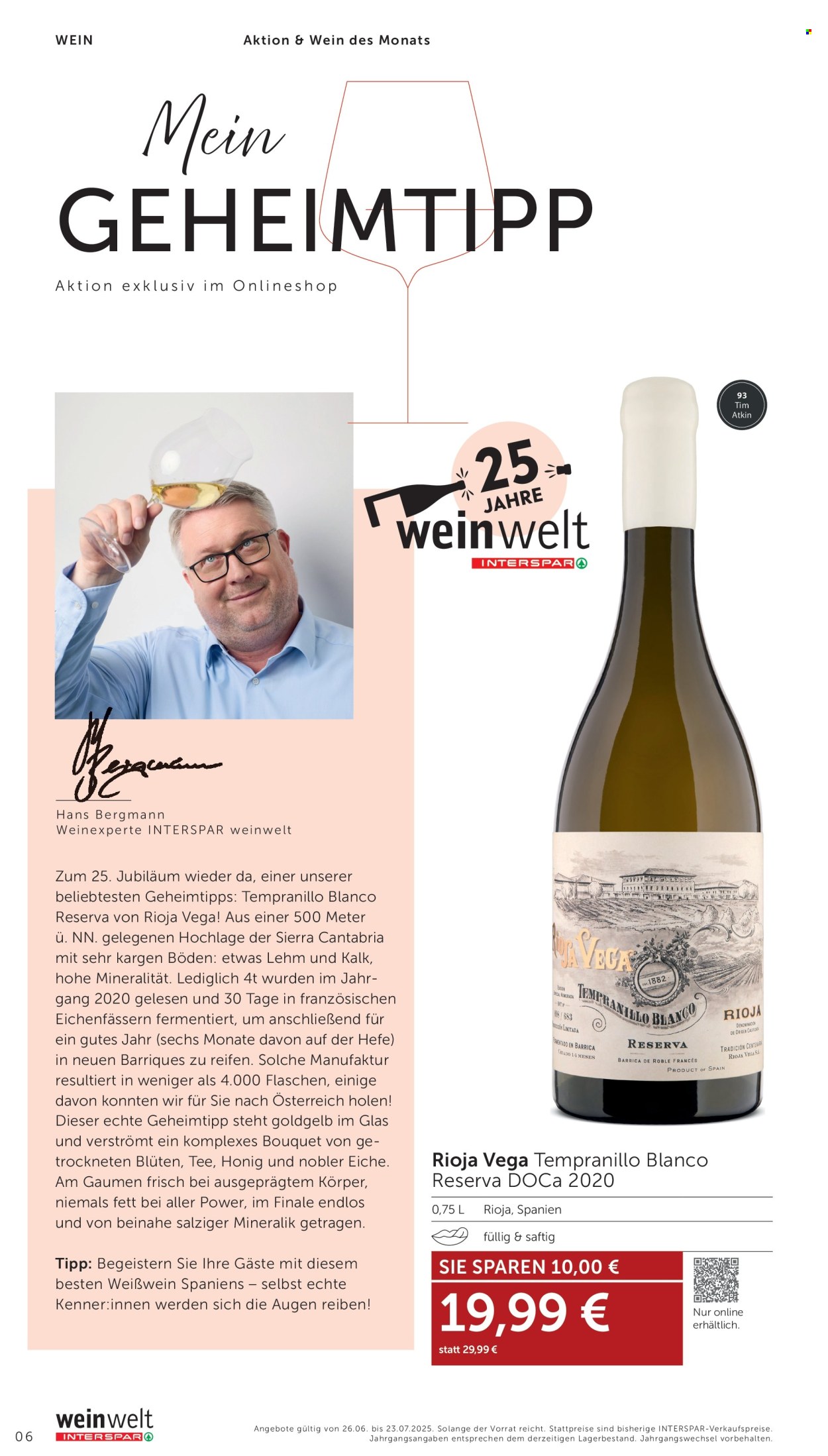 Angebote INTERSPAR - 26.6.2025 - 23.7.2025. Seite 6