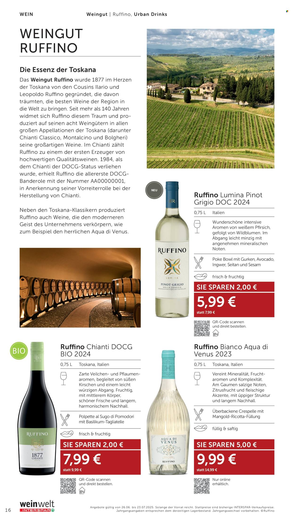 Angebote INTERSPAR - 26.6.2025 - 23.7.2025. Seite 16