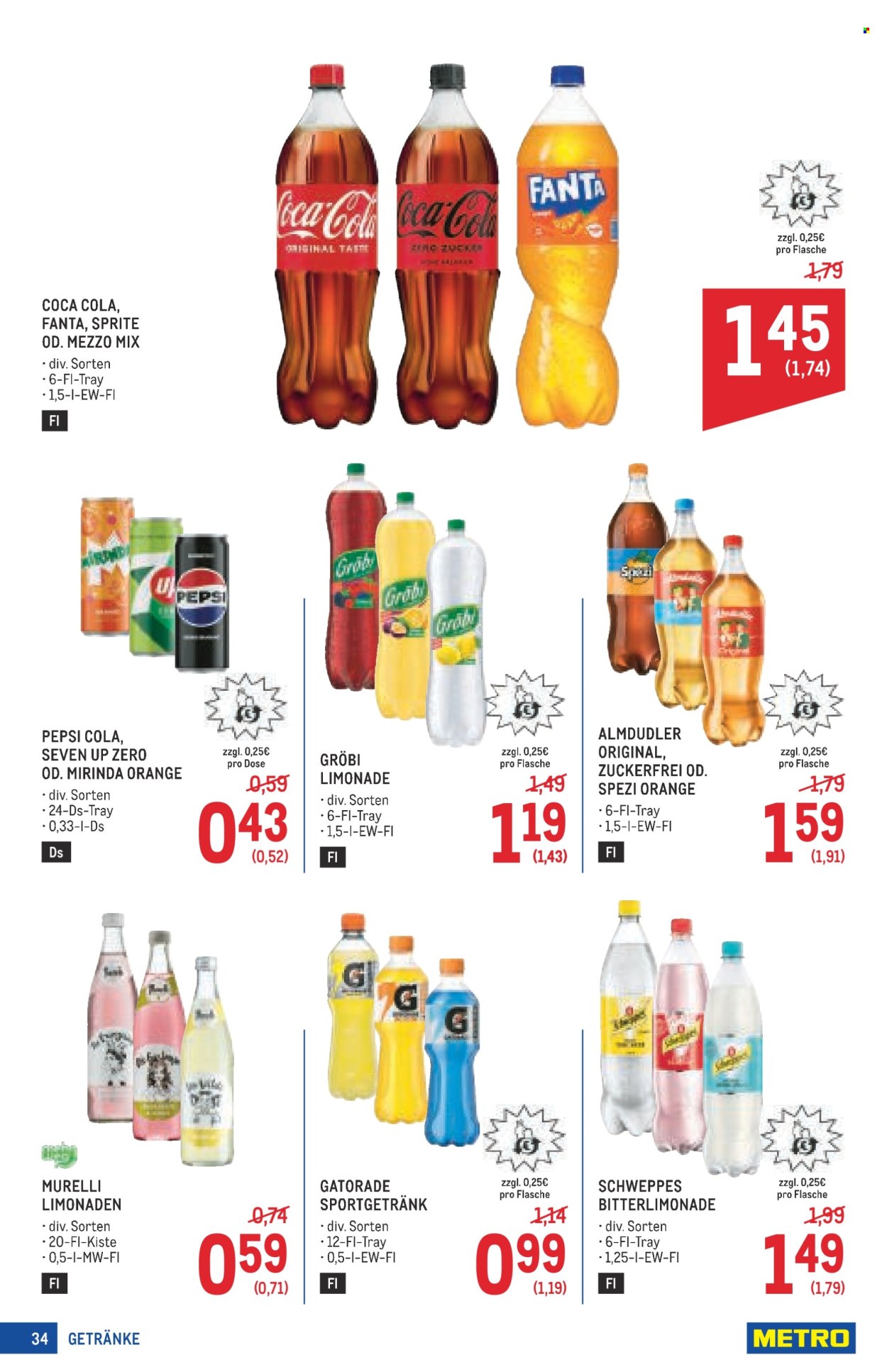 Angebote Metro - 10.7.2025 - 23.7.2025. Seite 34