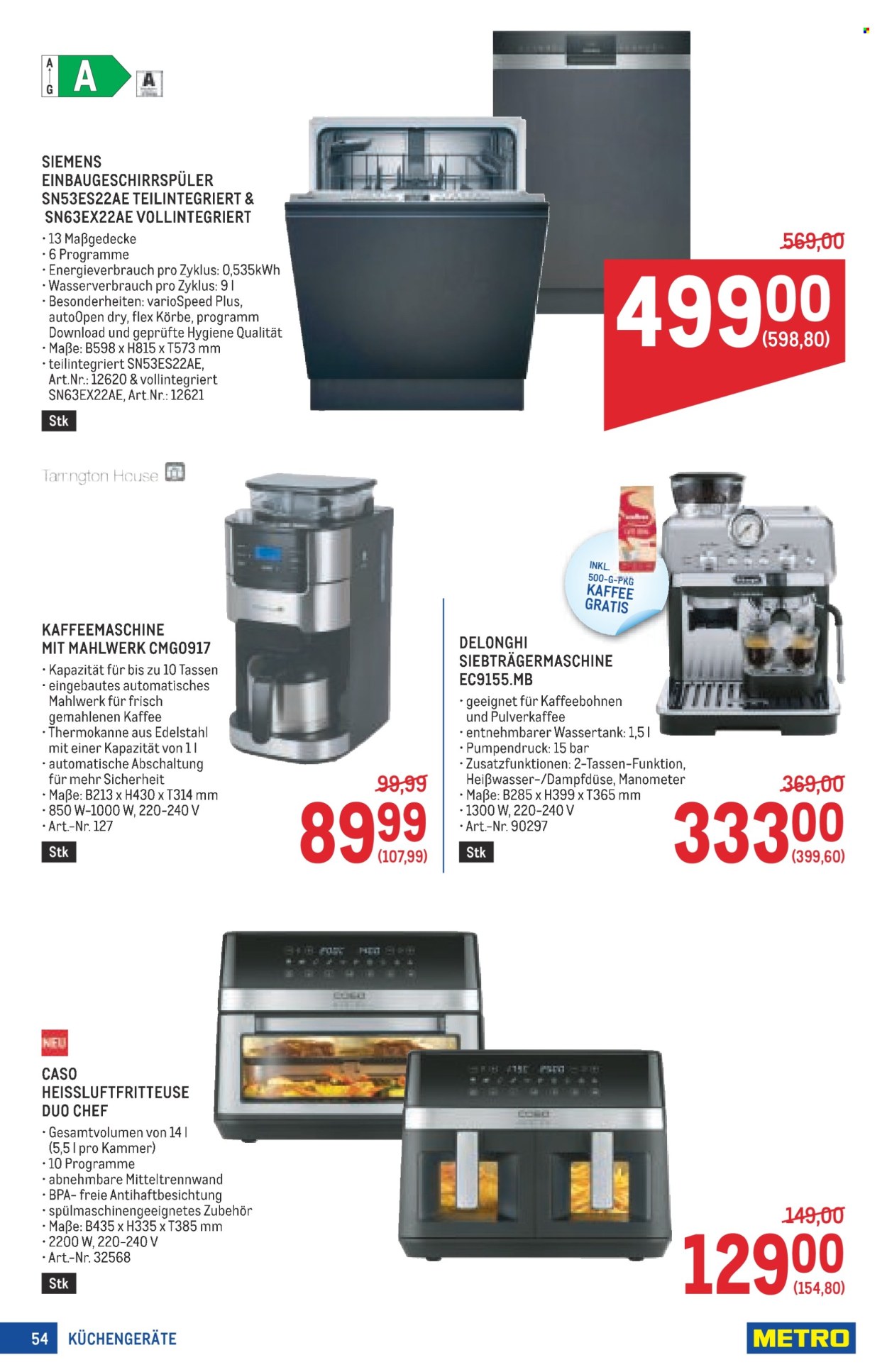 Angebote Metro - 10.7.2025 - 23.7.2025. Seite 54