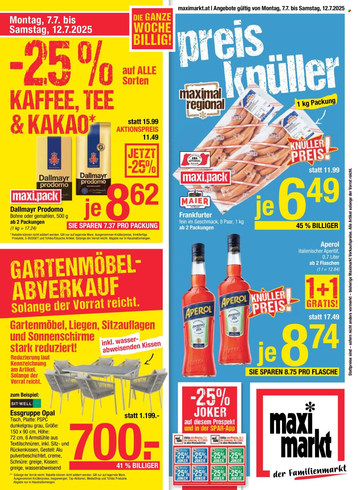 Angebote Maximarkt - 7.7.2025 - 12.7.2025. Seite 1
