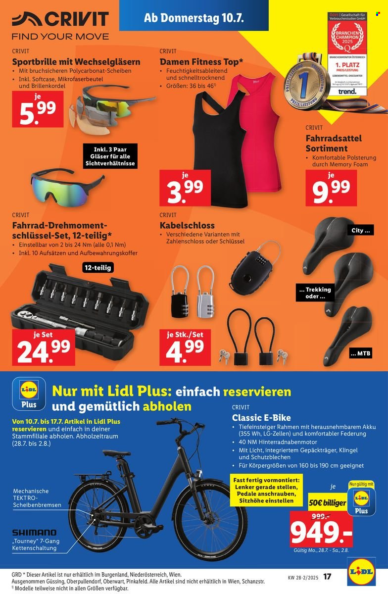 Angebote Lidl - 10.7.2025 - 16.7.2025. Seite 19