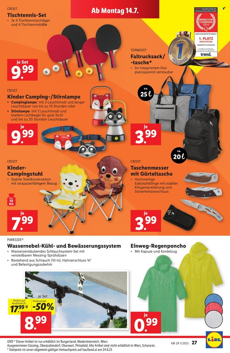 Angebote Lidl - 10.7.2025 - 16.7.2025. Seite 31