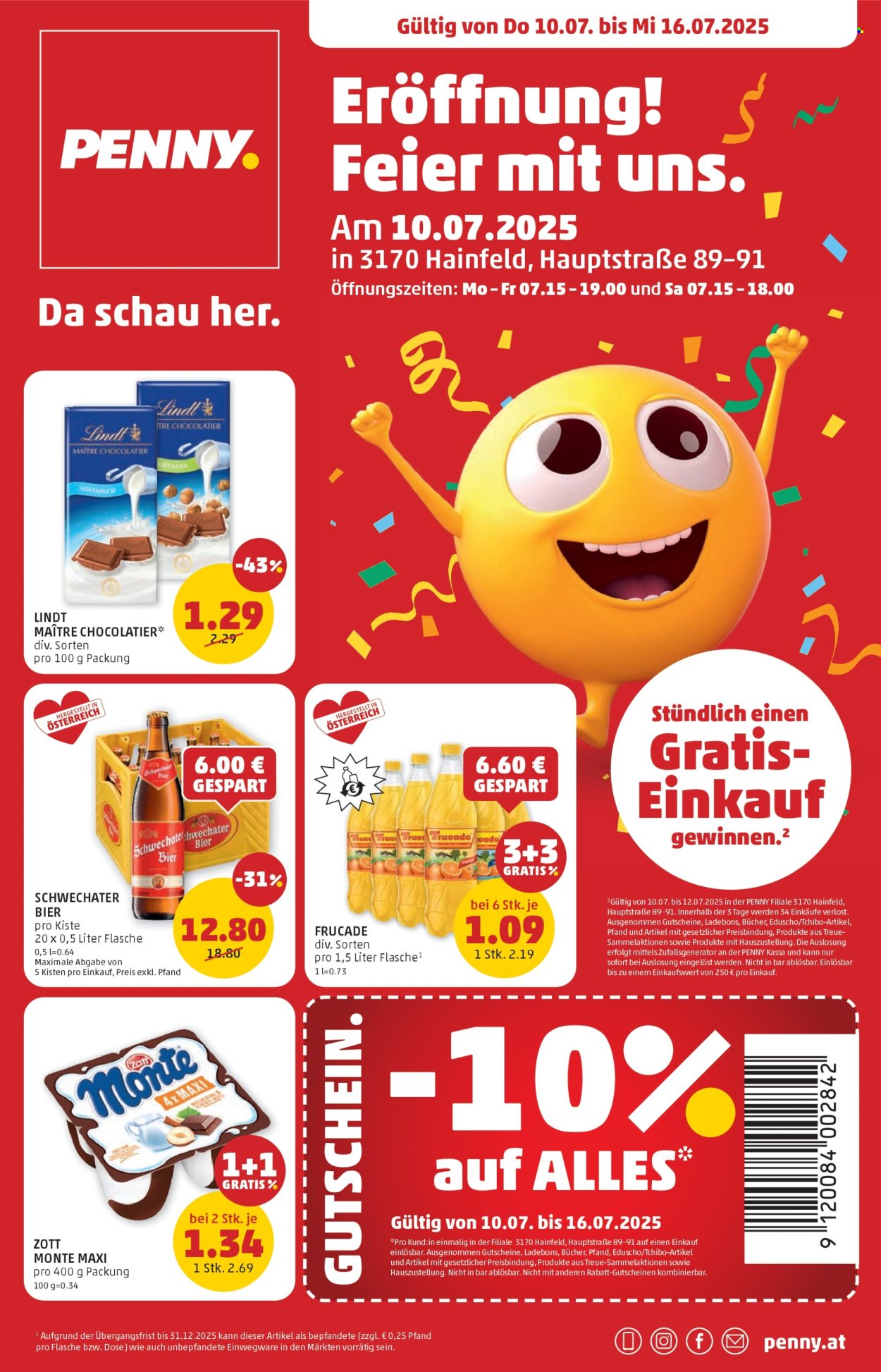Angebote Penny - 10.7.2025 - 16.7.2025. Seite 1
