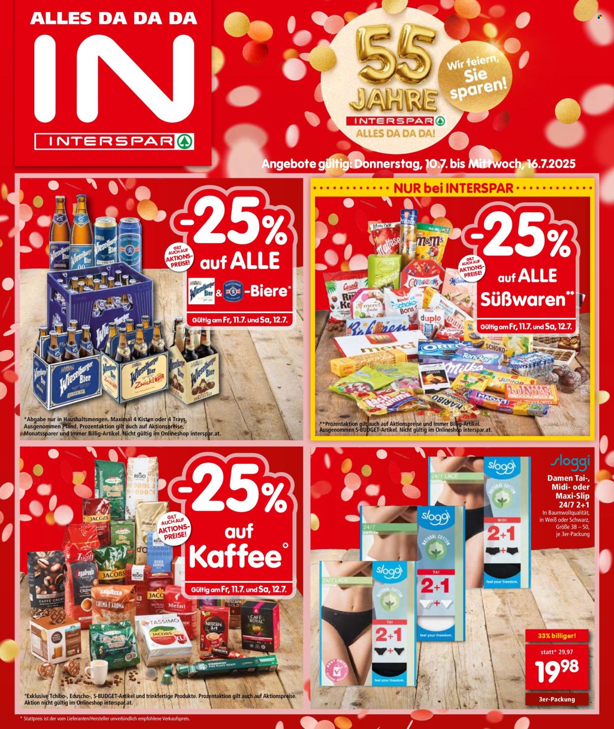 Angebote INTERSPAR - 10.7.2025 - 16.7.2025. Seite 1