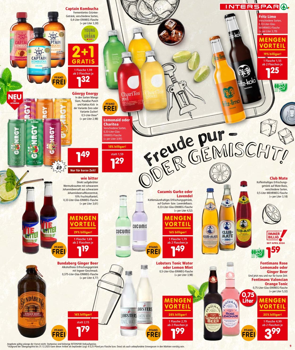 Angebote INTERSPAR - 10.7.2025 - 16.7.2025. Seite 9