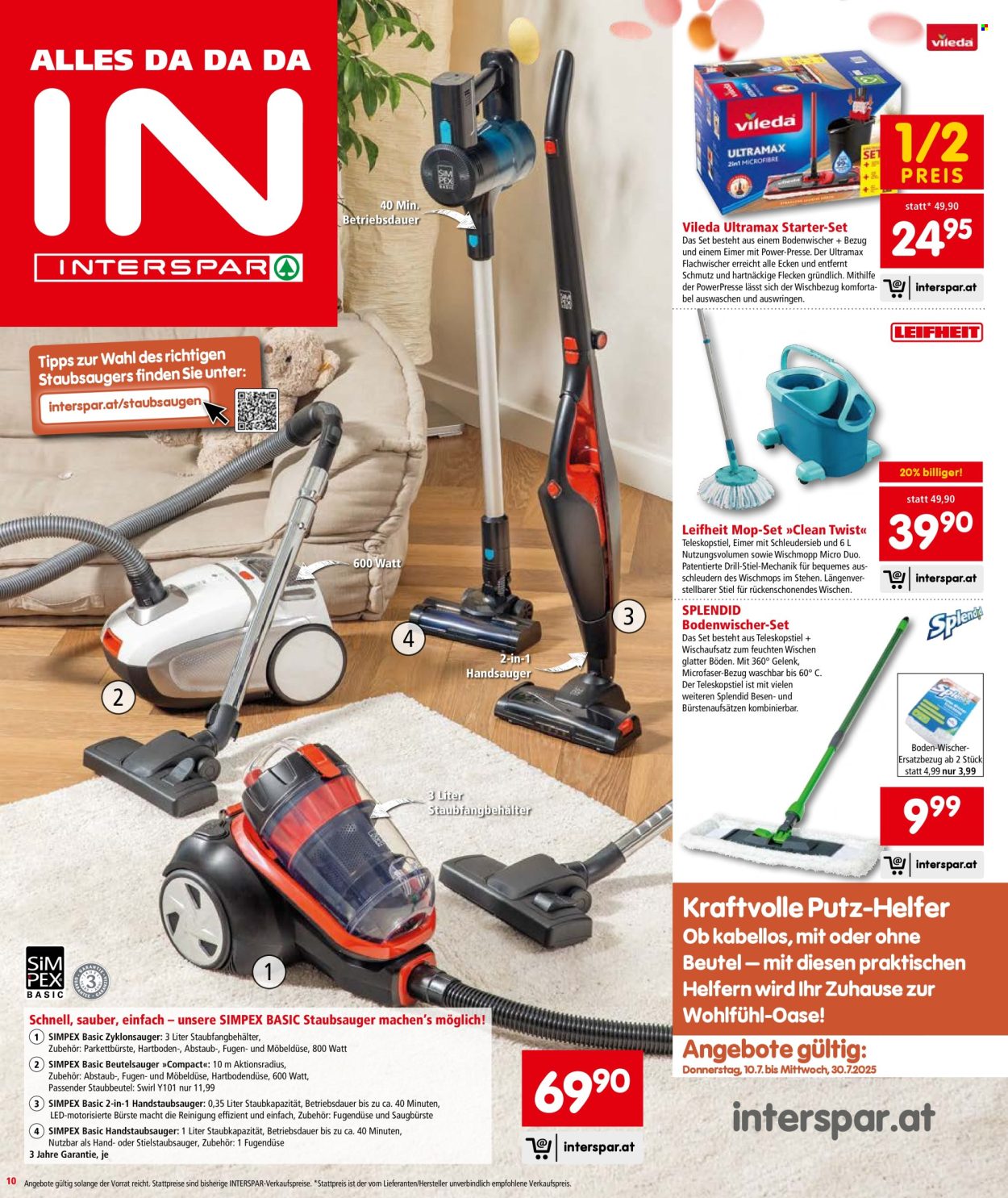 Angebote INTERSPAR - 10.7.2025 - 16.7.2025. Seite 10