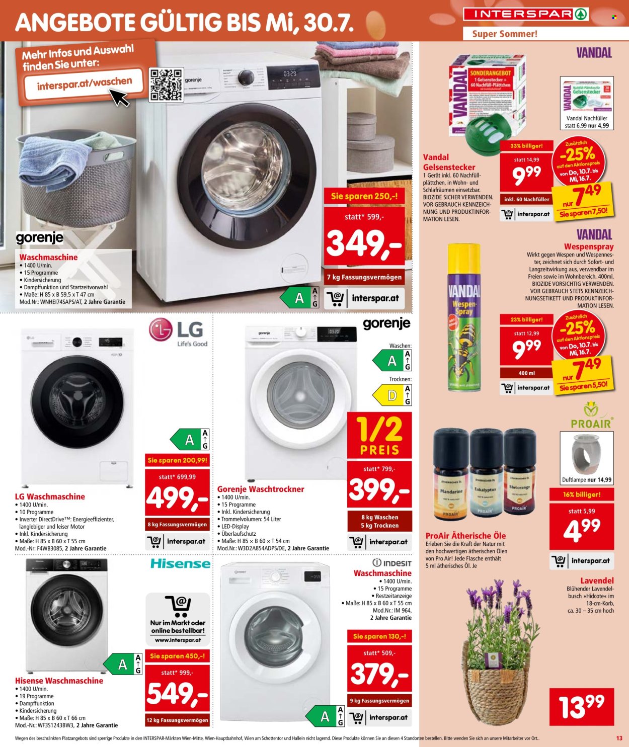 Angebote INTERSPAR - 10.7.2025 - 16.7.2025. Seite 13