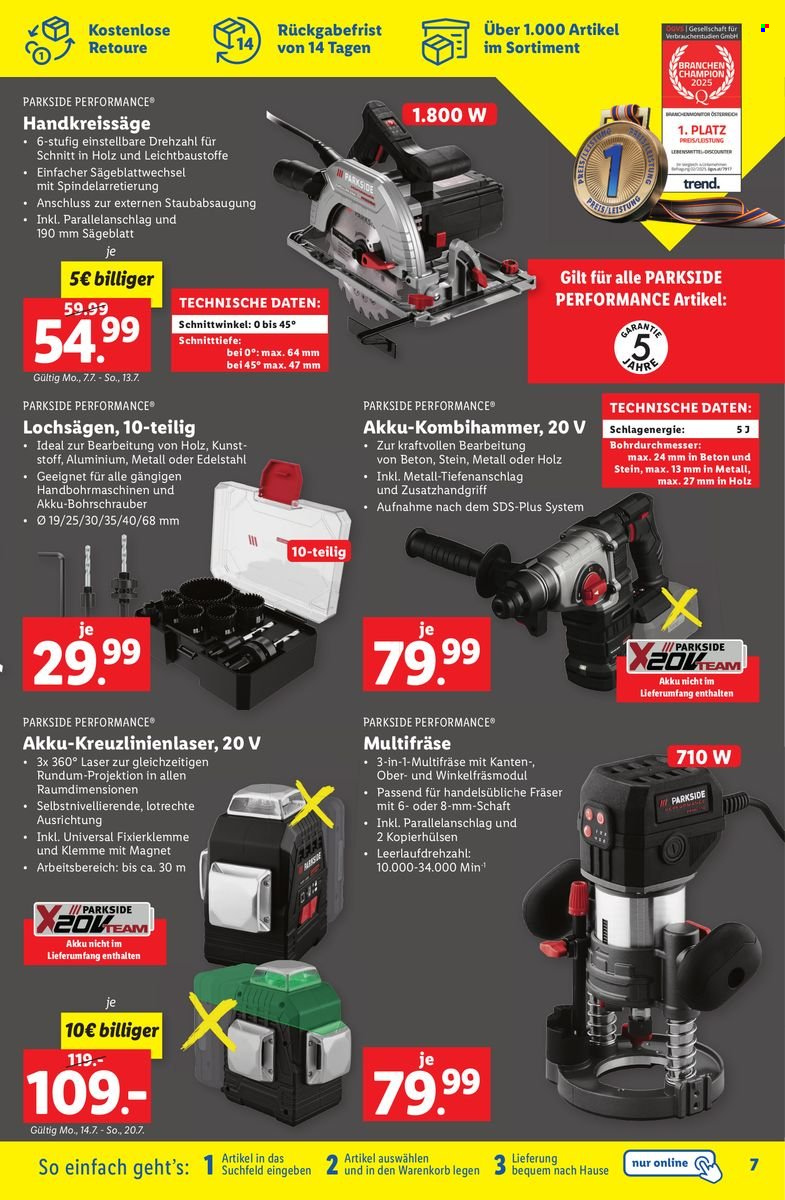 Angebote Lidl - 1.7.2025 - 31.7.2025. Seite 7