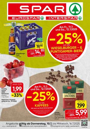 Angebote SPAR - 10.7.2025 - 16.7.2025.