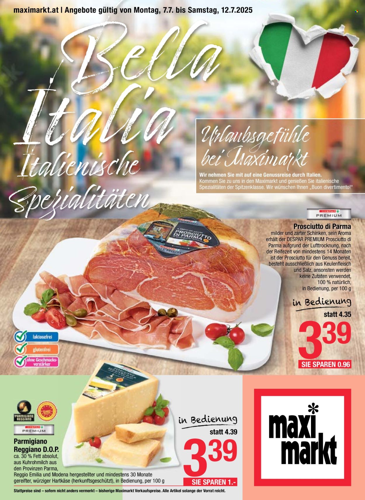 Angebote Maximarkt - 7.7.2025 - 12.7.2025. Seite 1