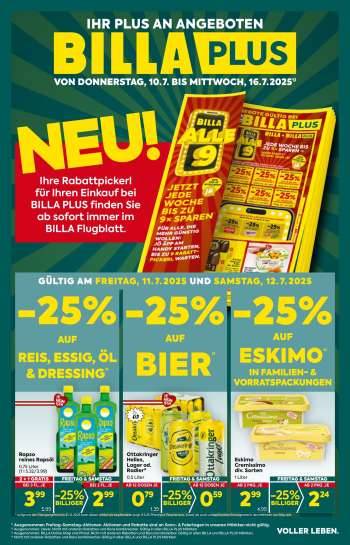 Angebote Billa Plus - 10.7.2025 - 16.7.2025.