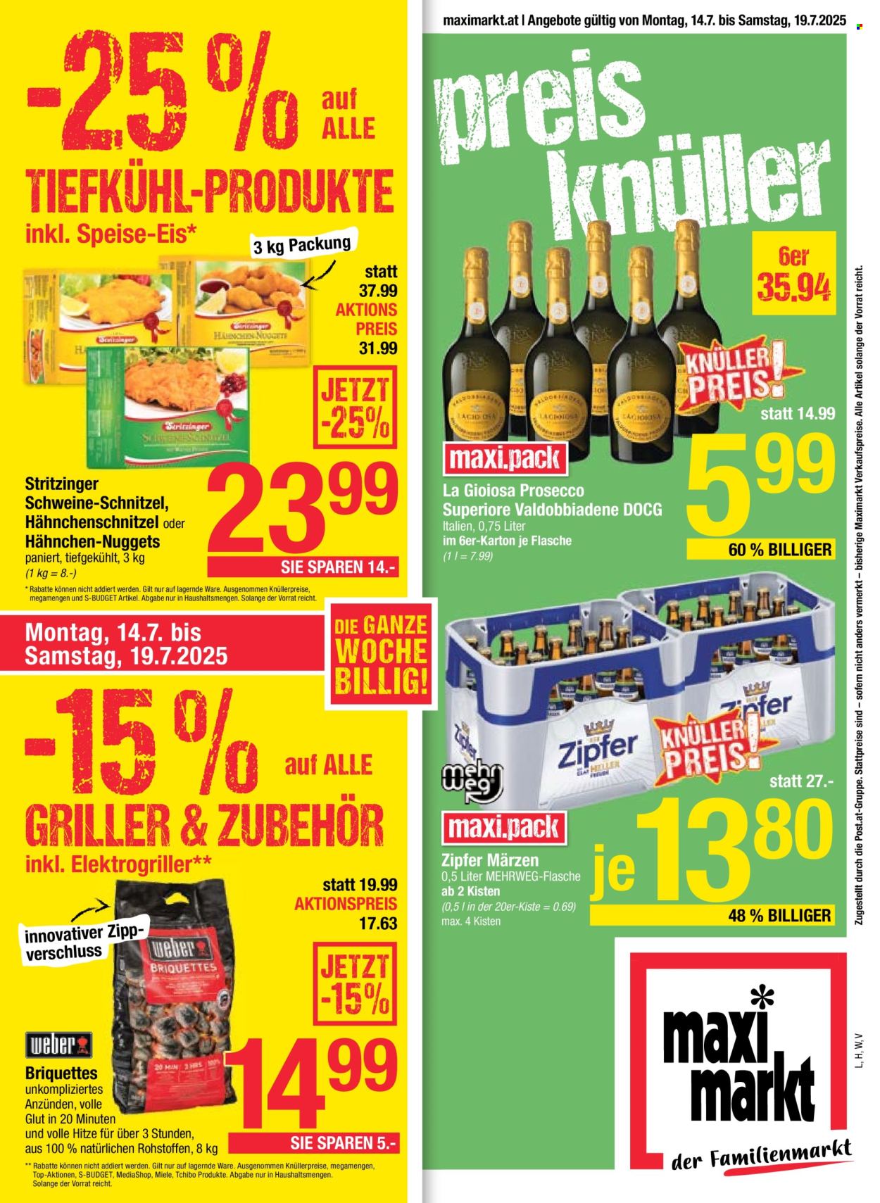 Angebote Maximarkt - 14.7.2025 - 19.7.2025. Seite 1