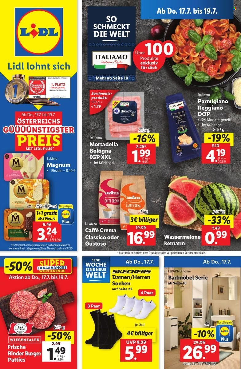Angebote Lidl - 17.7.2025 - 23.7.2025. Seite 1