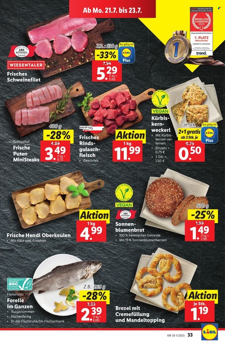 Angebote Lidl - 17.7.2025 - 23.7.2025. Seite 39