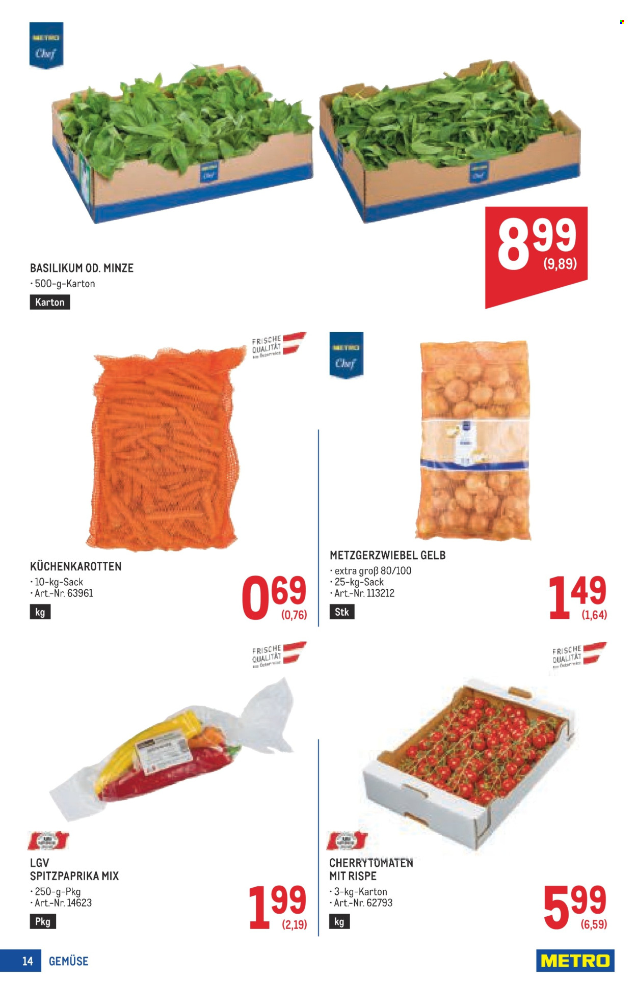 Angebote Metro - 24.7.2025 - 6.8.2025. Seite 14