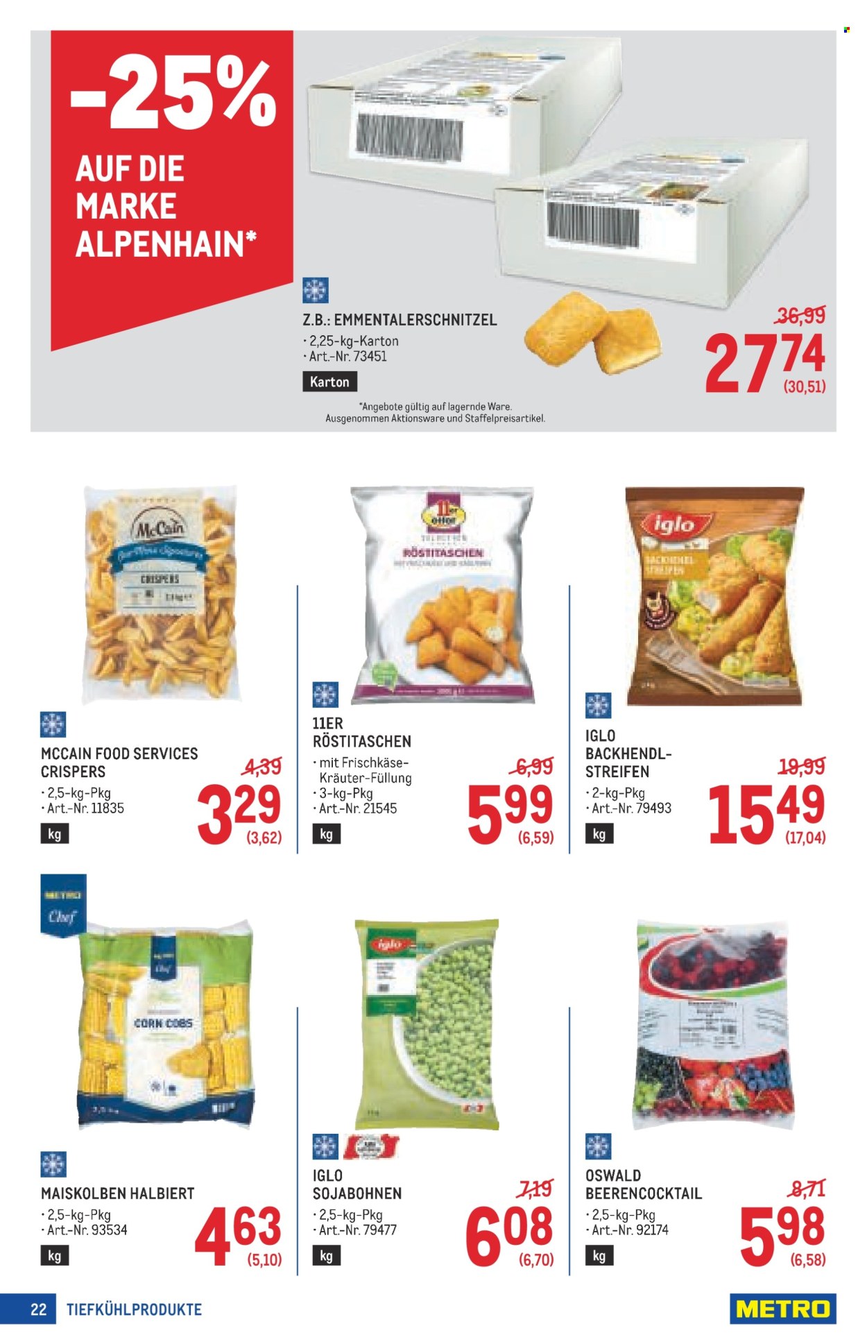 Angebote Metro - 24.7.2025 - 6.8.2025. Seite 22