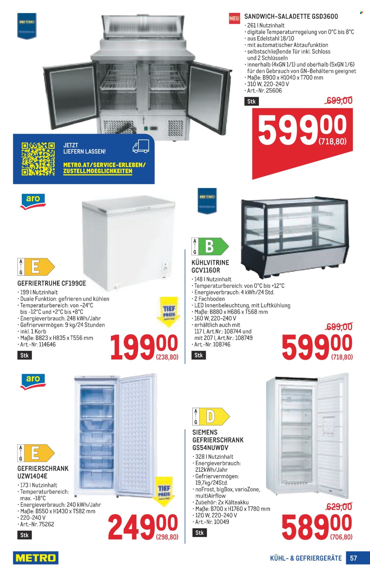 Angebote Metro - 24.7.2025 - 6.8.2025. Seite 57