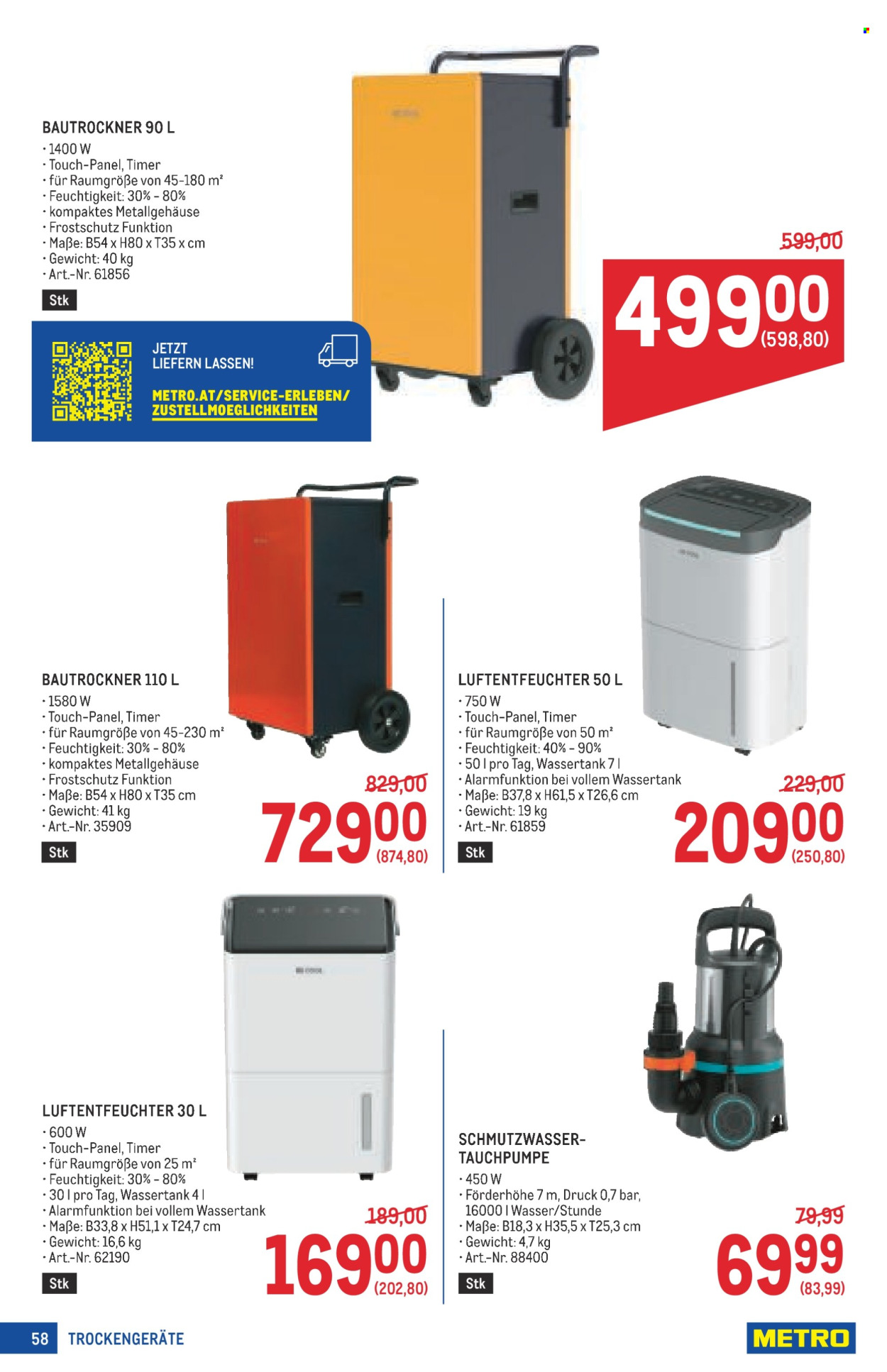 Angebote Metro - 24.7.2025 - 6.8.2025. Seite 58