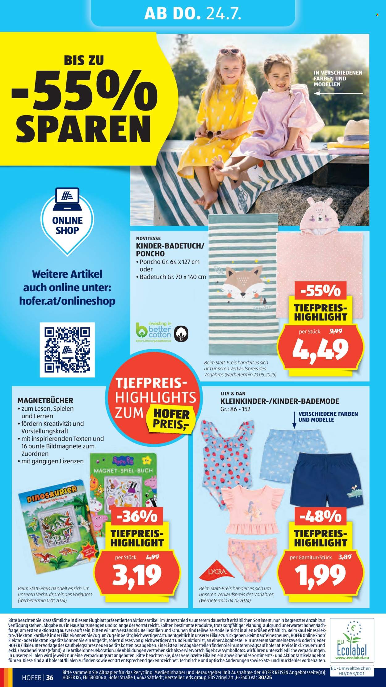 Angebote Hofer - 18.7.2025 - 24.7.2025. Seite 40