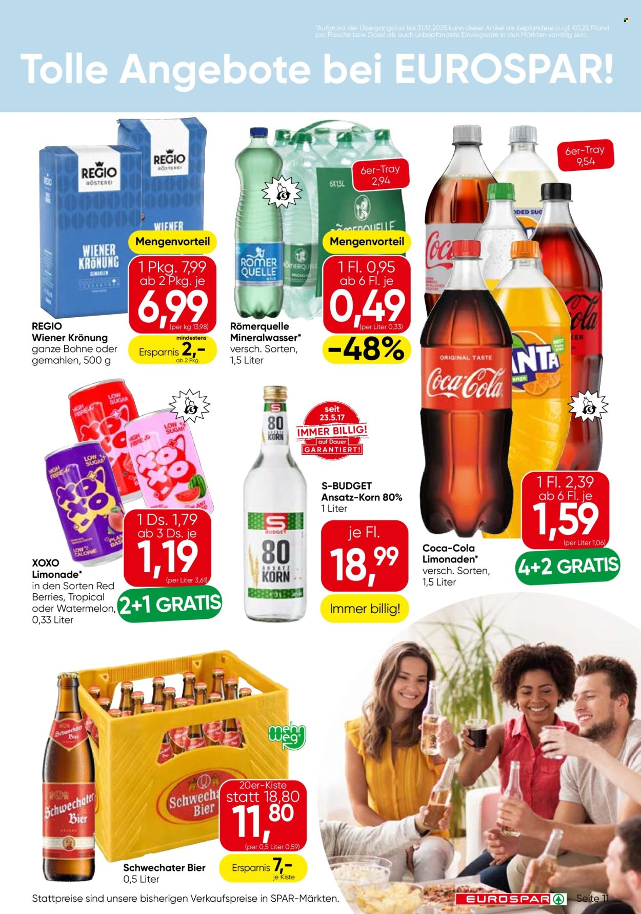 Angebote EUROSPAR - 17.7.2025 - 30.7.2025. Seite 11