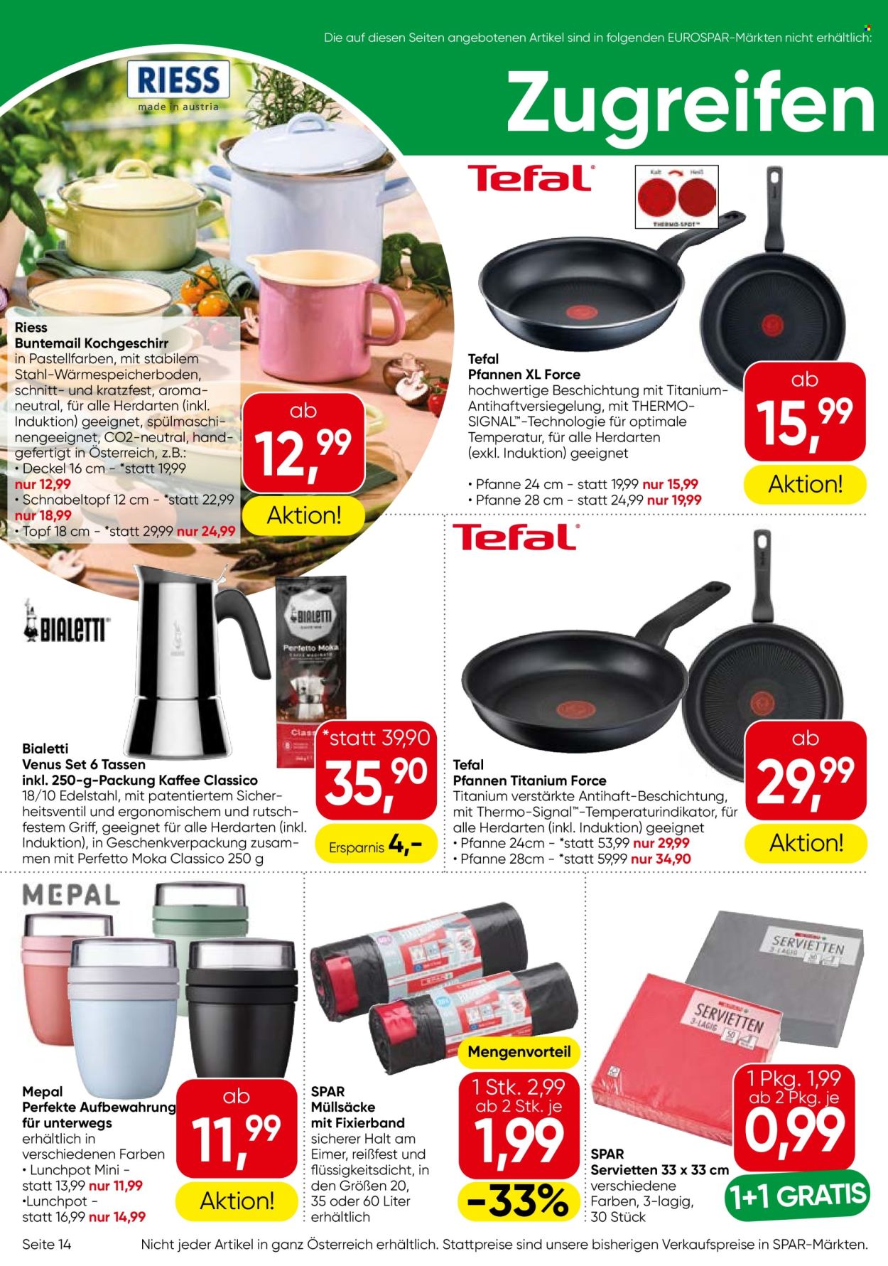 Angebote EUROSPAR - 17.7.2025 - 30.7.2025. Seite 14