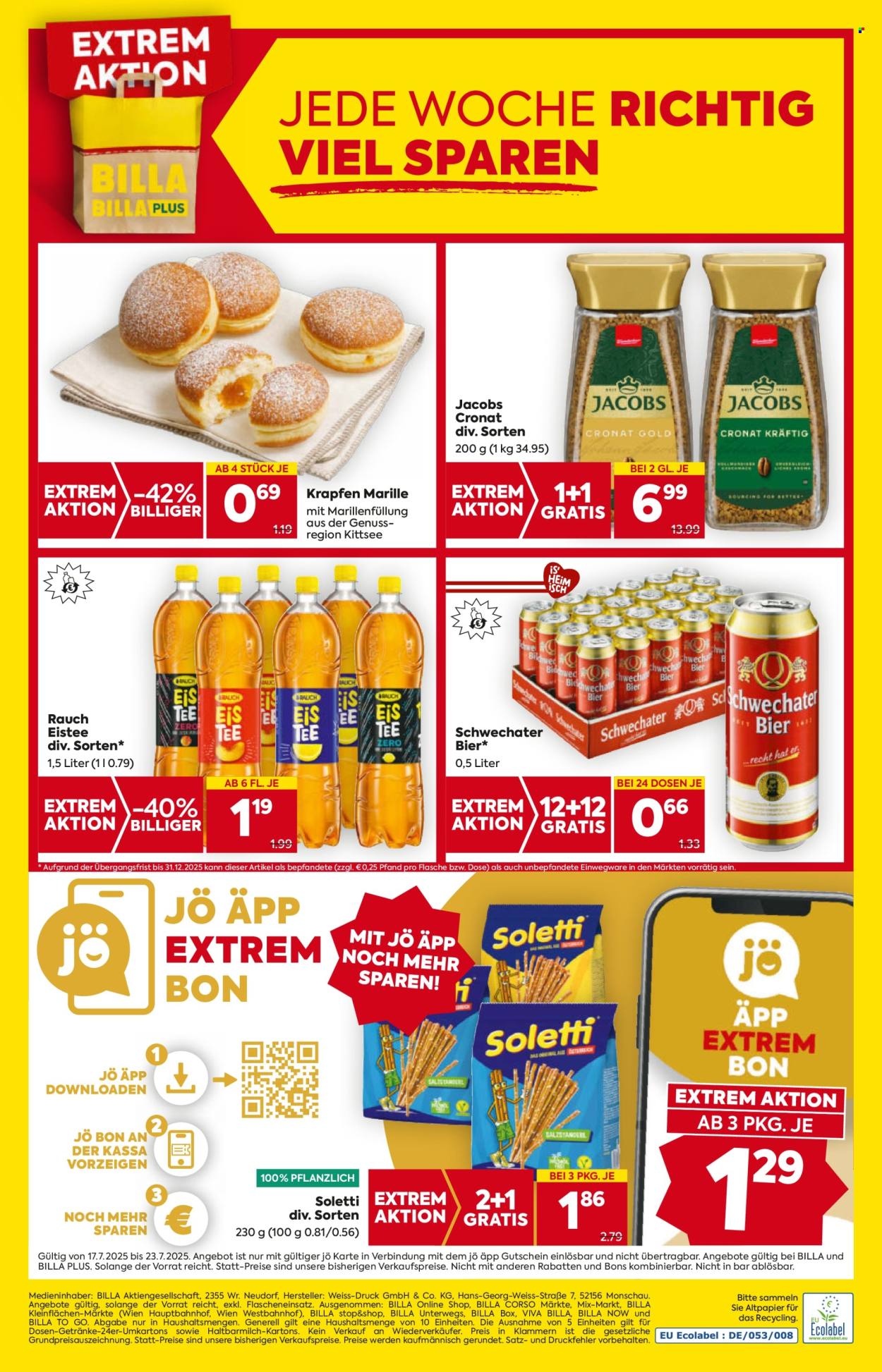 Angebote Billa - 17.7.2025 - 23.7.2025. Seite 16