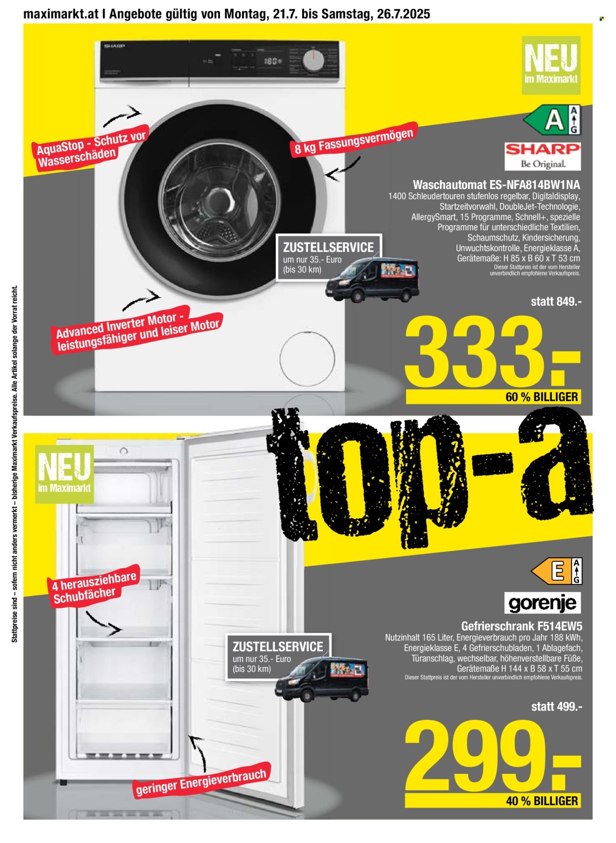 Angebote Maximarkt - 21.7.2025 - 26.7.2025. Seite 18